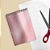 Plastico Adesivo 45CMX10M Metalico Rosa PP 0,08 Rolo - Imagem 2