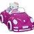 Carrinho Hello KITTY Conversivel (S) - Imagem 4