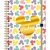 Caderno 01X1 Capa Dura Mickey ARTS Neo 80FLS. - Imagem 1