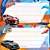 Etiqueta Escolar Decorada HOT Wheels C/8ETIQ. 100X208MM PCT.C/10 - Imagem 1