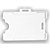 Protetor para Cracha Plastico Transparente 54X86MM CX.C/50 - Imagem 1