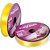 Fita de Cetim 22MM 50M. Amarelo Gema 763 Rolo - Imagem 2