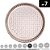 Prato Laminado Redondo N.07 35,5CM. PCT.C/10 - Imagem 1
