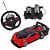 Carrinho Controle Remoto Racing Control Raptor Vermelho - Imagem 1