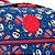 Mochila Infantil com Rodinha College Panda Pipoca Azul GR - Imagem 3