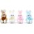 Coelhos de Pascoa Pelucia C/LACO Pescoco 15CM(S) - Imagem 1