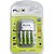 Carregador de Pilhas Bivolt P/4 Pilhas AA-AAA/GV 2900MAH - Imagem 3