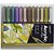 Marcador Artistico ACRYLIC BRUSH 12CORES Metalica Estojo - Imagem 1