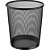 Lixeira para Escritorio Metal Redonda 8,5L Preta 23X26 - Imagem 2