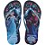 Chinelo Havaianas Infantil Princesas SLIM KIDS 25/6 Azul PAR - Imagem 1