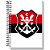 Caderno 01X1 Capa Dura Flamengo 80FLS PCT.C/04 - Imagem 4