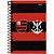Caderneta Espiral Capa Dura Flamengo 80FLS PCT.C/04 - Imagem 2