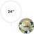 Balao Redondo Bubble Balloon Cristal 24 POL PCT.C/10 - Imagem 1