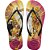 Chinelo Havaianas Licenciado SLIM Heroinas 37/8 Bege Palha PAR - Imagem 1