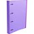 Fichario de PVC 4 Argolas FULL Color Roxo - PP - Imagem 1