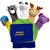Livro Brinquedo Ilustrado Luvinha Animais do Mundo 19X19 - Imagem 2