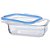 Pote de Vidro Hermetico Retangular 640ML - Imagem 2