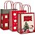 Sacola para Presente Natal 26X19,5X9,5CM (S) PCT.C/10 - Imagem 1
