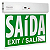 Placa Saída de Emergência Slim 24x18 Verde Autônoma LED Segurimax 3h de autonomia - Imagem 3