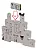 Kit 5 Relés Interface Slim Carlo Gavazzi 24V 6A - Imagem 3