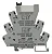 Kit 5 Relés Interface Slim Carlo Gavazzi 24V 6A - Imagem 2