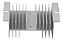 Dissipador Térmico SSR-HS-1-M 10-80A - Imagem 3