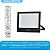Refletor LED Blumenau 100W IP65 Bivolt Preto - Imagem 2