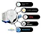 Lamp. LED T100 E27 - 50W 4000Lm 100-240V 6.500K - Blumenau - Imagem 2