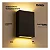 Arandela LED Duna ABS 124mm IP65 4W 3000K - Preto - Blumenau - Imagem 3