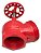 Valvula ang. hidr. (Reg.Globo) nodular 2 1/2" x 45 (S) PN 16 08/432P-SEGURIMAX - Imagem 2