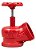 Valvula ang. hidr. (Reg.Globo) nodular 2 1/2" x 45 (S) PN 16 08/432P-SEGURIMAX - Imagem 1