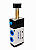 REGULADOR MINI PINTURA 1/4" C/MANOMETRO AVULSO XNR07-200 - TTD - Imagem 1