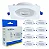 KIT COM 10 SPOT LED SLIM DE EMBUTIR QUADRADO 6W BIVOLT 6500K BRANCO - Imagem 2