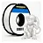 Filamento 3d - Petg Masterprint Branco translúcido 1kg (1,75mm) - Imagem 1