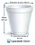 Copo isopor meiwa de 100ml com 25unidades - Imagem 2