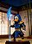 Action Figure Pato Donald Ninja Colecionável com Armadura Azul Metálico e Lança - Imagem 1