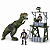 Dino Park Dinossauro T-Rex, Base Militar e Soldados – Samba Toys - Imagem 1