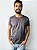 Camiseta Básica Work Minimalista Cinza Chumbo - Imagem 1