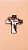 Chaveiro Cruz com Rosto de Jesus - Imagem 3