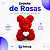 Ursinho de Rosas - Dia dos Namorados -Em Impressão 3D - Imagem 1