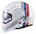 Capacete Texx Esc Stratos  180 Journey Branco Azul Verm 58 - Imagem 1