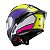 Capacete Texx Fecha Raptor Hornet Verd Rox Branc Ros Bril 56 - Imagem 3