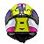 Capacete Texx Fecha Raptor Hornet Verd Rox Branc Ros Bril 60 - Imagem 4