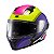 Capacete Texx Fecha Raptor Hornet Verd Rox Branc Ros Bril 60 - Imagem 5