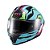 Capacete Texx Fecha Raptor Arcade Azu Verd Ros Bril 56 - Imagem 6