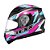 Capacete Texx Strike Ride Azu Ros Branc Pret Bril 60 - Imagem 2