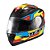 Capacete Texx Strike Ride Azu Verd Verm Pret Bril 58 - Imagem 5