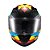 Capacete Texx Strike Ride Azu Verd Verm Pret Bril 60 - Imagem 1