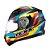 Capacete Texx Strike Ride Azu Verd Verm Pret Bril 60 - Imagem 2