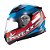 Capacete Texx Strike Superstar Azu Verm Branc Bril 56 - Imagem 2